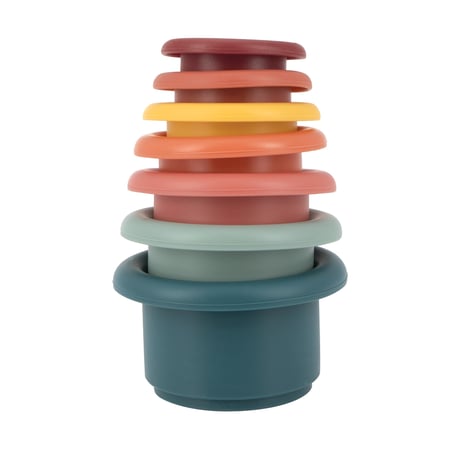 7 Silicone Stacking Cups