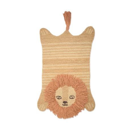 Lion Shape Wool Rug