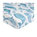 Caspian Fitted Crib Sheet - Whales
