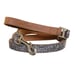 Collier en cuir, grand - 45,7 cm à 61 cm (3 cm de largeur)