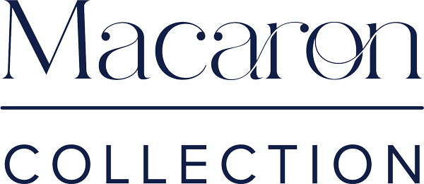 Macaron Collection Logo Blue 600